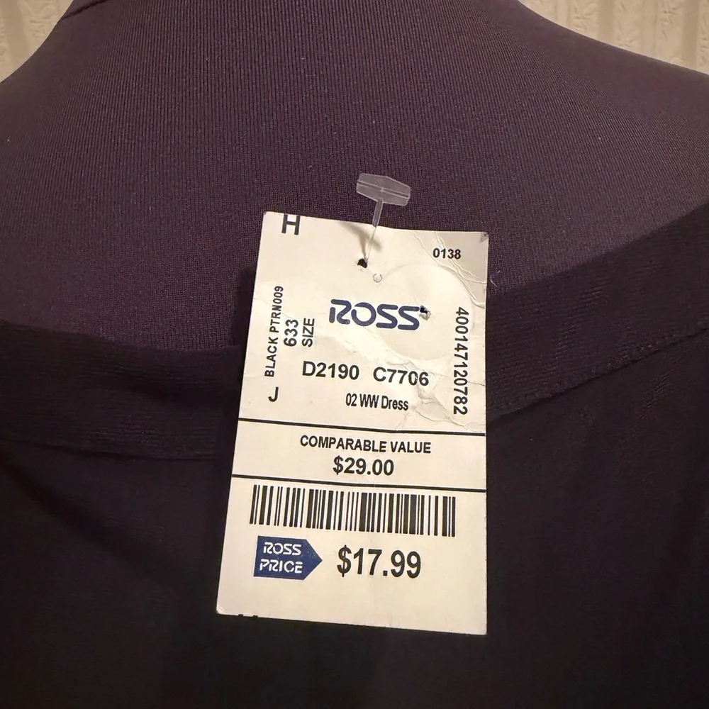 Emma & Michele Black Cold-Shoulder Studded Dress. New w/Tags!! - Picture 4 of 4